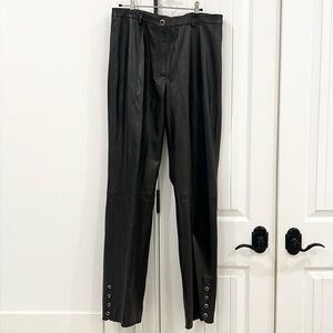 GORGEOUS! Vintage ‘St. John Collection by Marie Gray’ Leather Pants! Size 14!
